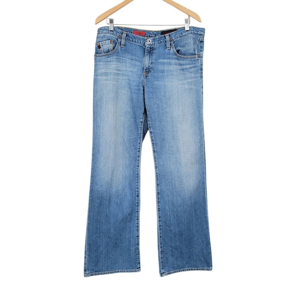 AG Adriano Goldschmied Y2K The Angel Blue Denim Jeans Bootcut Boot Cut